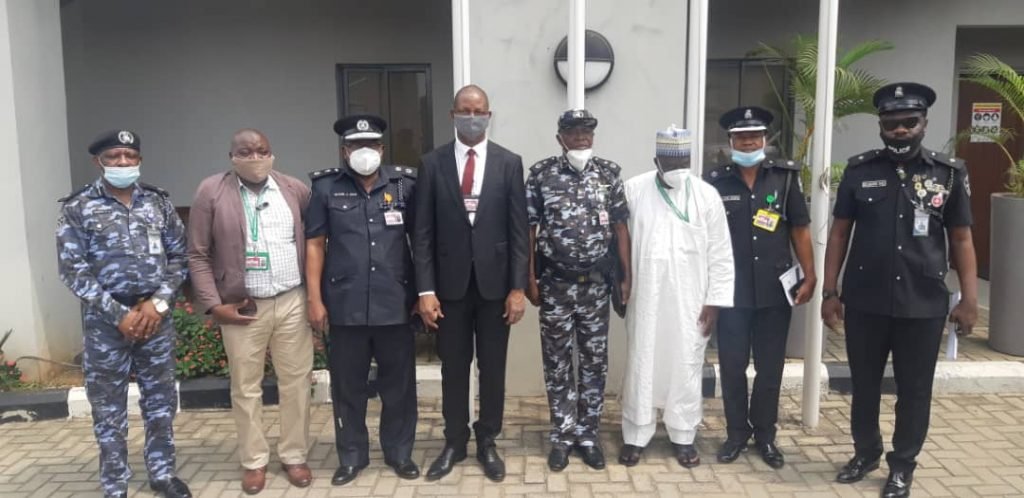 CP Bature at the NDLEA Airport Command, Lagos