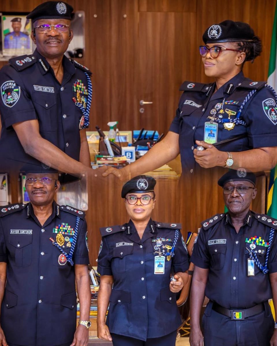 IGP decorates POCACOV’s National Coordinator, Okuwobi, with ACP rank